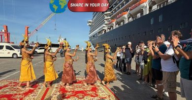 Cruise Ship Westerdam Arrives in Sihanoukville with Nearly 2,000 Tourists