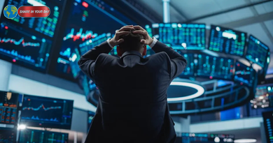 Bear market stock market chart showing long-term investing strategy