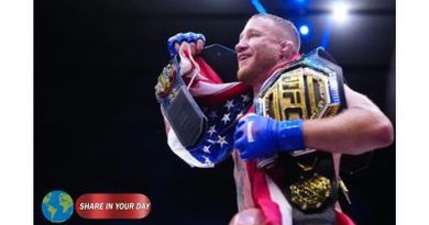 Justin Gaethje Says Topuria Is Too Small for Lightweight